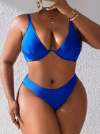 Biquíni Underwire Sustentação Alta Cobertura Modelador Plus Size