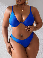 Biquíni Underwire Sustentação Alta Cobertura Modelador Plus Size