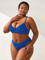 Biquíni Meia Taça Sustentação Cintura Alta Modelador Plus Size