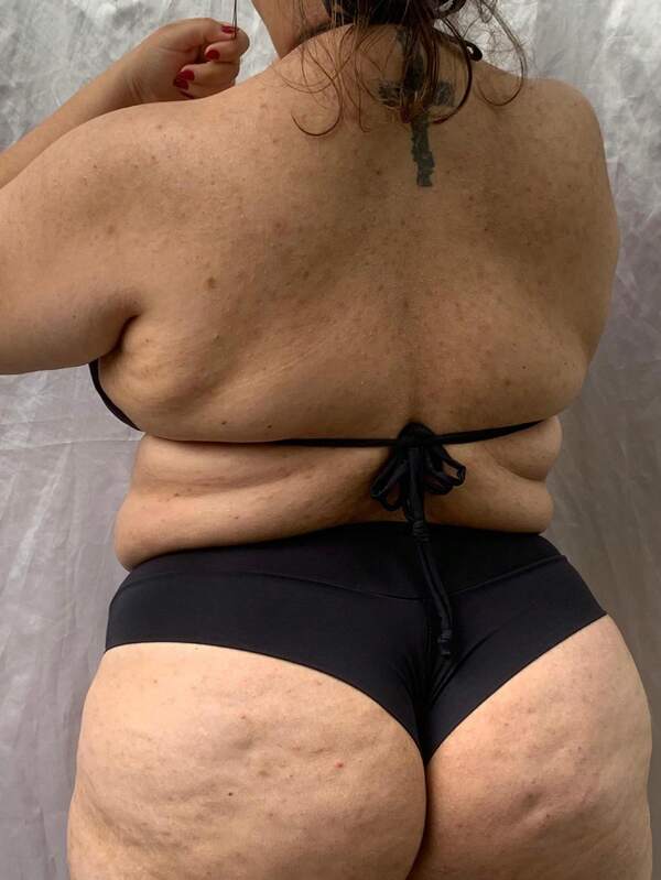 Biquíni Cortininha Cintura Alta Alta Cobertura Plus Size