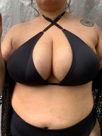 Biquíni Cortininha Cintura Alta Alta Cobertura Plus Size