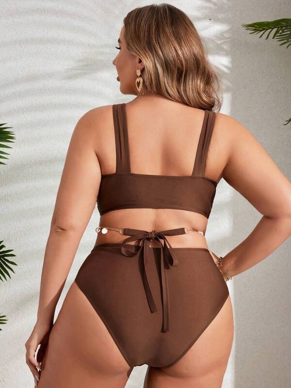 Maiô Engana Mamãe Modelador Com Argolas E Aviamentos Plus Size