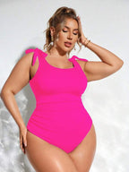 Maiô Regata Modelador Com Amarração Nos Ombros Plus Size