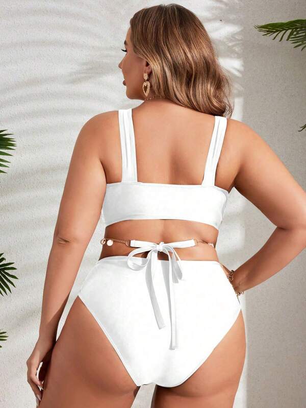 Maiô Engana Mamãe Modelador Com Argolas E Aviamentos Plus Size