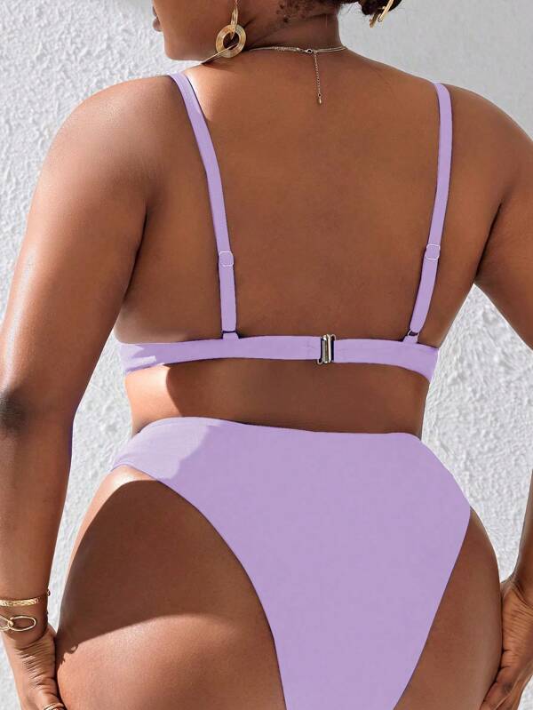 Biquíni Underwire Sustentação Alta Cobertura Modelador Plus Size