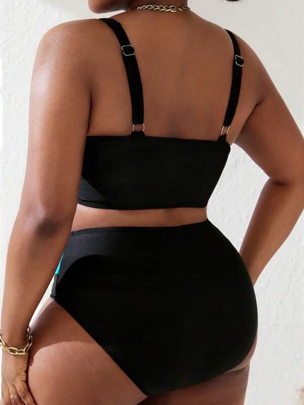Biquíni Transpassado Sustentação Cintura Alta Plus Size