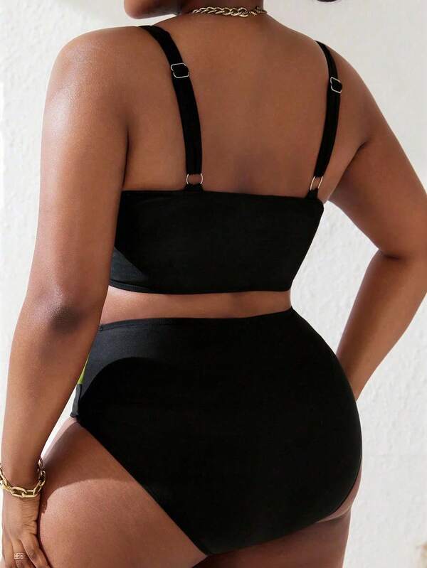 Biquíni Transpassado Sustentação Cintura Alta Plus Size